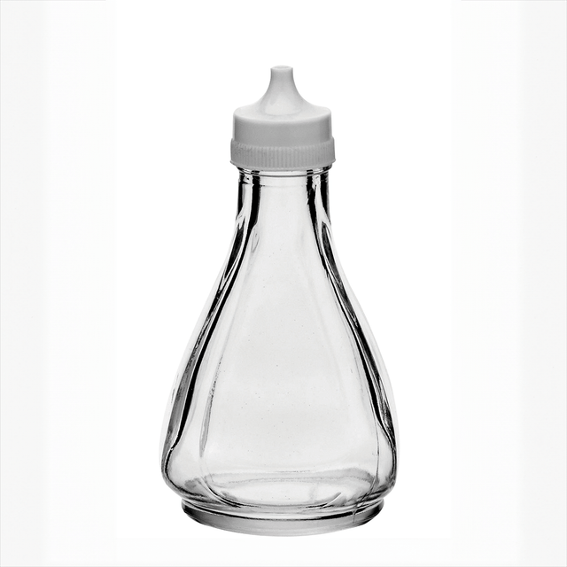 Vinegar Bottle White Plastic Top