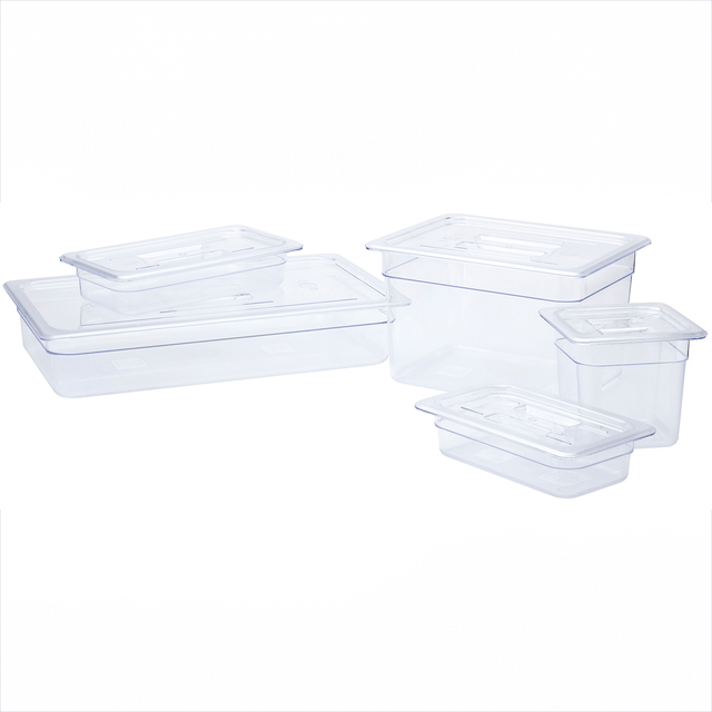 Polycarbonate 1/1GN Pan 6.5cm Deep clear