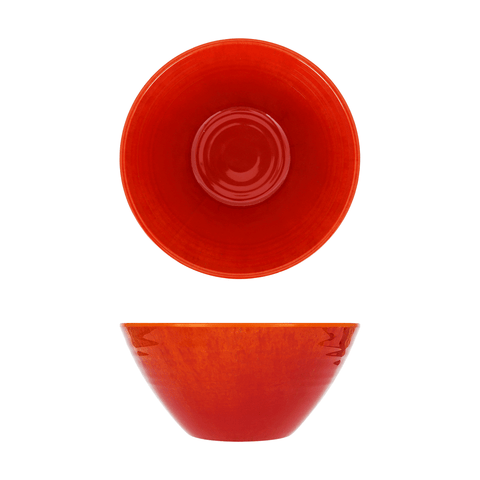 Orange Glazed Melamine Casablanca Bowl 20.5 x 9.5cm