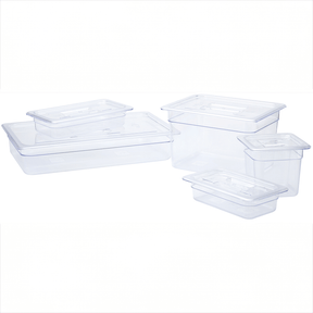 Polycarbonate 1/3GN Pan 10cm Deep clear