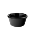 Plain Black Ramekin 3oz (9cl)