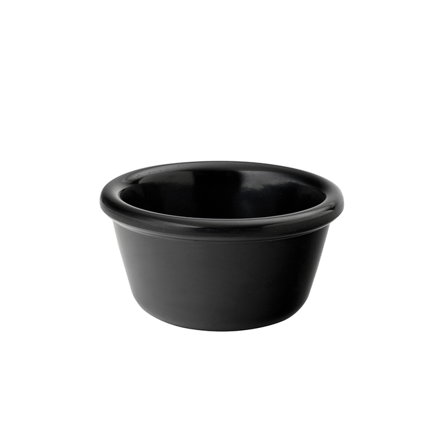 Plain Black Ramekin 4oz (12cl)