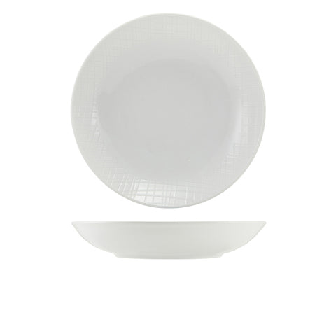 Incise Porcelain Lavara Coupe Bowl 23cm