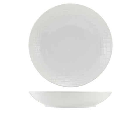 Incise Porcelain Lavara Coupe Bowl 25.5cm