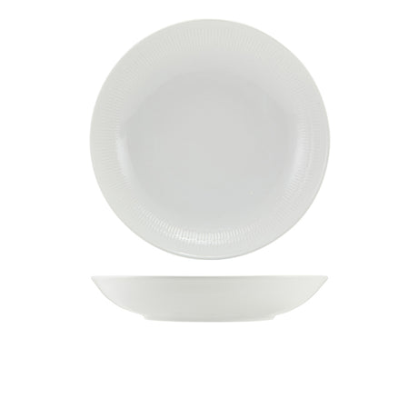 Incise Porcelain Solara Coupe Bowl 23cm