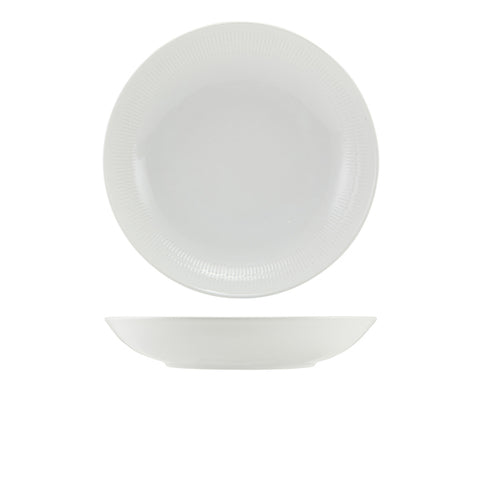 Incise Porcelain Solara Coupe Bowl 23cm