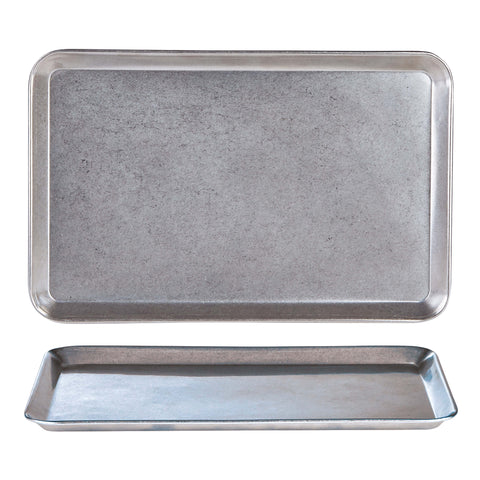 Antique Steel Rectangular Tray 30cm x 21cm