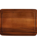 Acacia Cutting Board c/w Groove 28.5x40x2cm