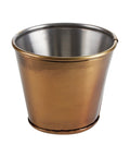 Sides Bucket Antique Brass 11cm