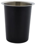 GenWare Stainless Steel Black Cutlery Cylinder