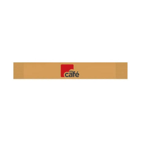 my cafe brown sugar stick on white background