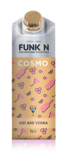 Funkin Cosmopolitan Cocktail Mixer 1 Litre - 6 Pack