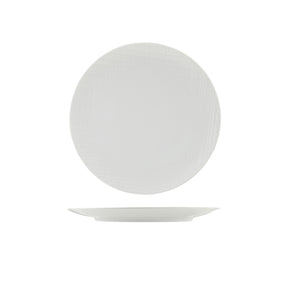 Incise Porcelain Lavara Coupe Plate 25.5cm
