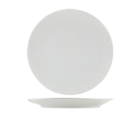 Incise Porcelain Lavara Coupe Plate 28cm