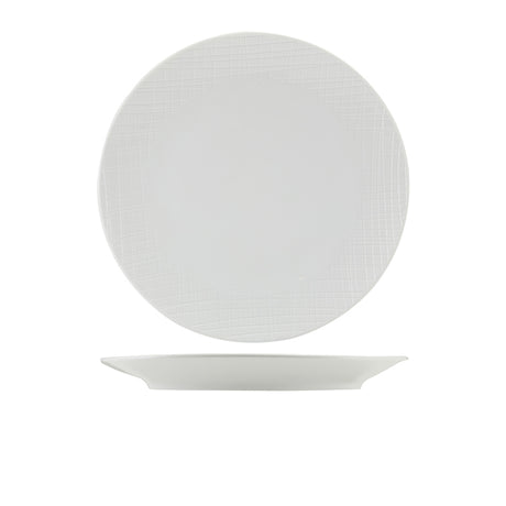 Incise Porcelain Lavara Coupe Plate 28cm