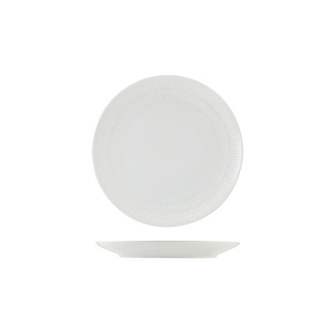Incise Porcelain Solara Coupe Plate 20cm