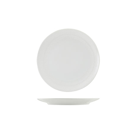 Incise Porcelain Solara Coupe Plate 23cm