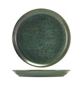 Terra Porcelain Aqua Green Coupe Plate 24cm
