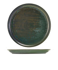 Terra Porcelain Aqua Green Coupe Plate 27.5cm