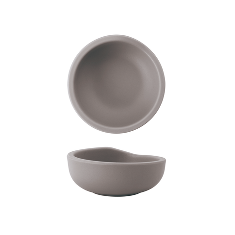 Sand Brown Copenhagen Round Melamine Bowl 8.5 x 3.5cm