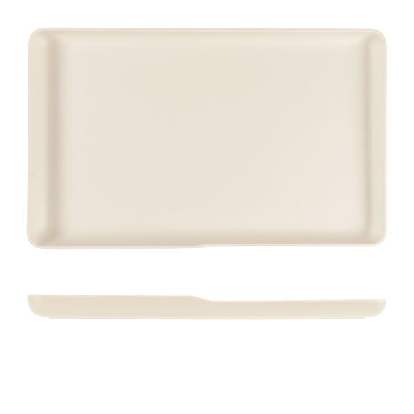 White Copenhagen Melamine GN 1/1 Platter 53 x 32.5 x 3.5cm