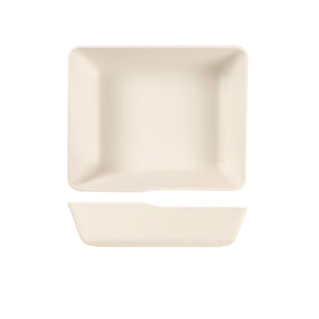 White Copenhagen Melamine GN 1/2 Deep Dish 32.5 x 26.5 x 8cm