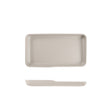 Sand Brown Copenhagen Melamine GN 1/3 Platter 32.5 x 17.6 x 3.5cm