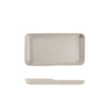 Sand Brown Copenhagen Melamine GN 1/3 Platter 32.5 x 17.6 x 3.5cm