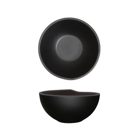 Black Copenhagen Melamine Bowl 15.5 x 7.5cm