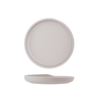 White Copenhagen Round Melamine Plate 17cm