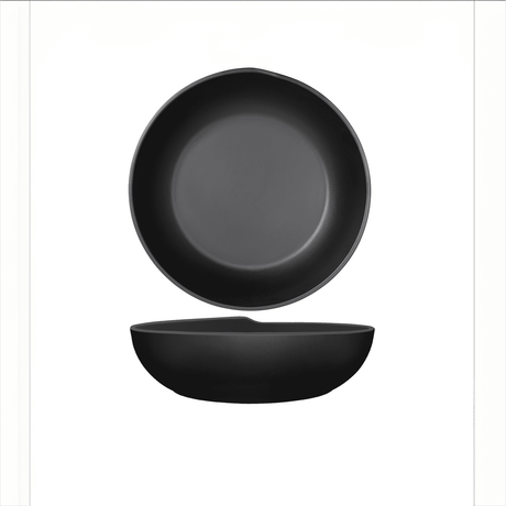 Black Copenhagen Melamine Bowl 28 x 7.5cm