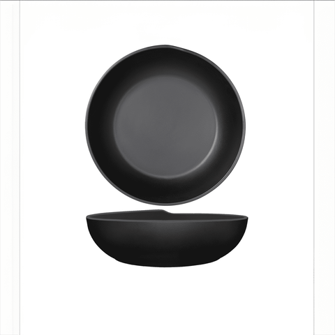 Black Copenhagen Melamine Bowl 28 x 7.5cm