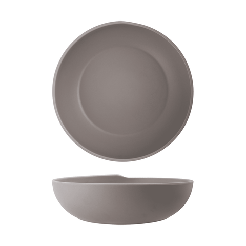 Sand Brown Copenhagen Melamine Bowl 28 x 7.5cm