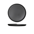 Black Copenhagen Round Melamine Plate 28cm