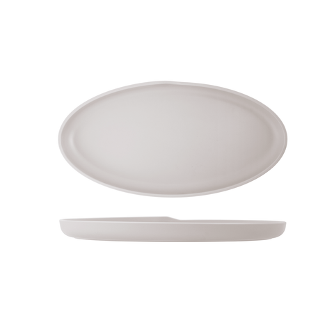 White Copenhagen Oval Melamine Dish 40 x 20cm