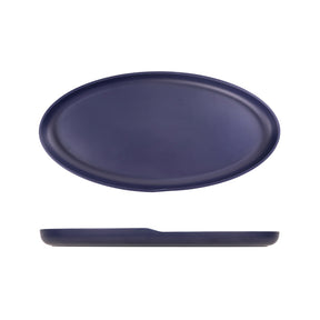 Denim Blue Copenhagen Oval Melamine Dish 47.5 x 24cm