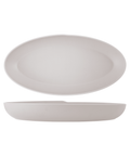 White Copenhagen Oval Melamine Deep Dish 55 x 27.5 x 7.5cm