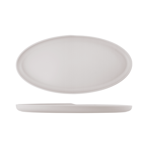 White Copenhagen Oval Melamine Dish 55 x 27.5cm