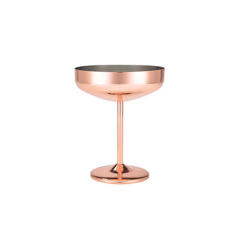 GenWare Copper Plated Cocktail Coupe Glass 30cl/ 10.5oz