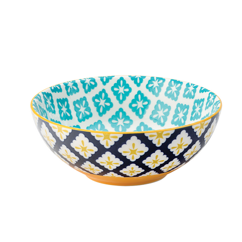 Cadiz Blue & Yellow Bowl 6.3" (16cm)