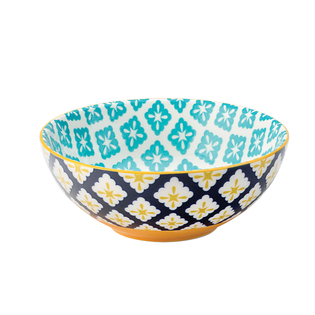 Cadiz Blue & Yellow Bowl 6.3" (16cm)