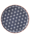 Cadiz Blue & Orange Plate 10.5" (27cm)