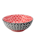 Cadiz Red & Black Bowl 6.3" (16cm)