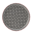 Cadiz Red & Black Plate 10.5" (27cm)