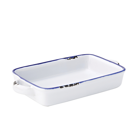 Avebury Blue Small Rectangular Dish 6.75" (17.5cm)