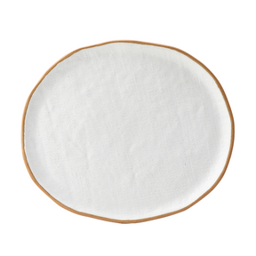 Hessian Plate 11.5" x 10" (29cm x 25.5cm)