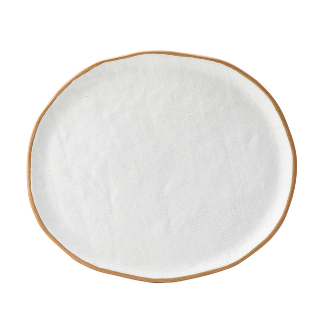 Hessian Plate 11.5" x 10" (29cm x 25.5cm)