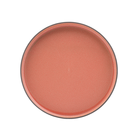 Coral Walled Plate 10.25" (26cm)