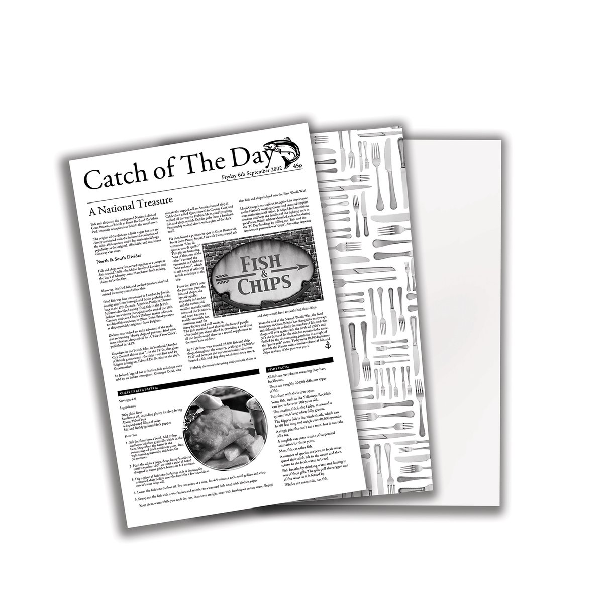 Catch of the Day Greaseproof Paper 10 x 17"