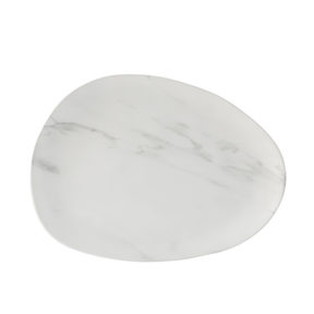 Pebble Platter 16 x 11.75" (41 x 30cm) - White